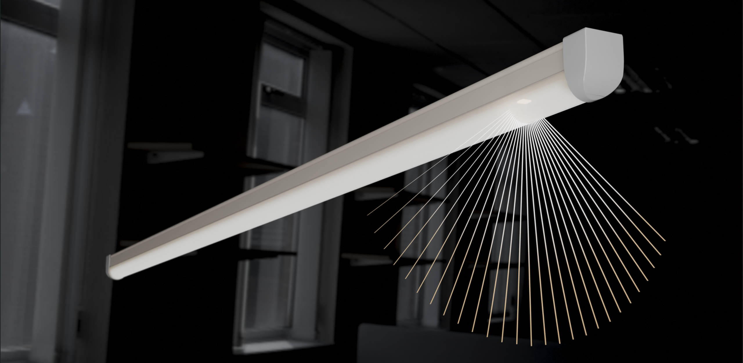 金鍏感應燈支架燈層板燈BL-101發光角度