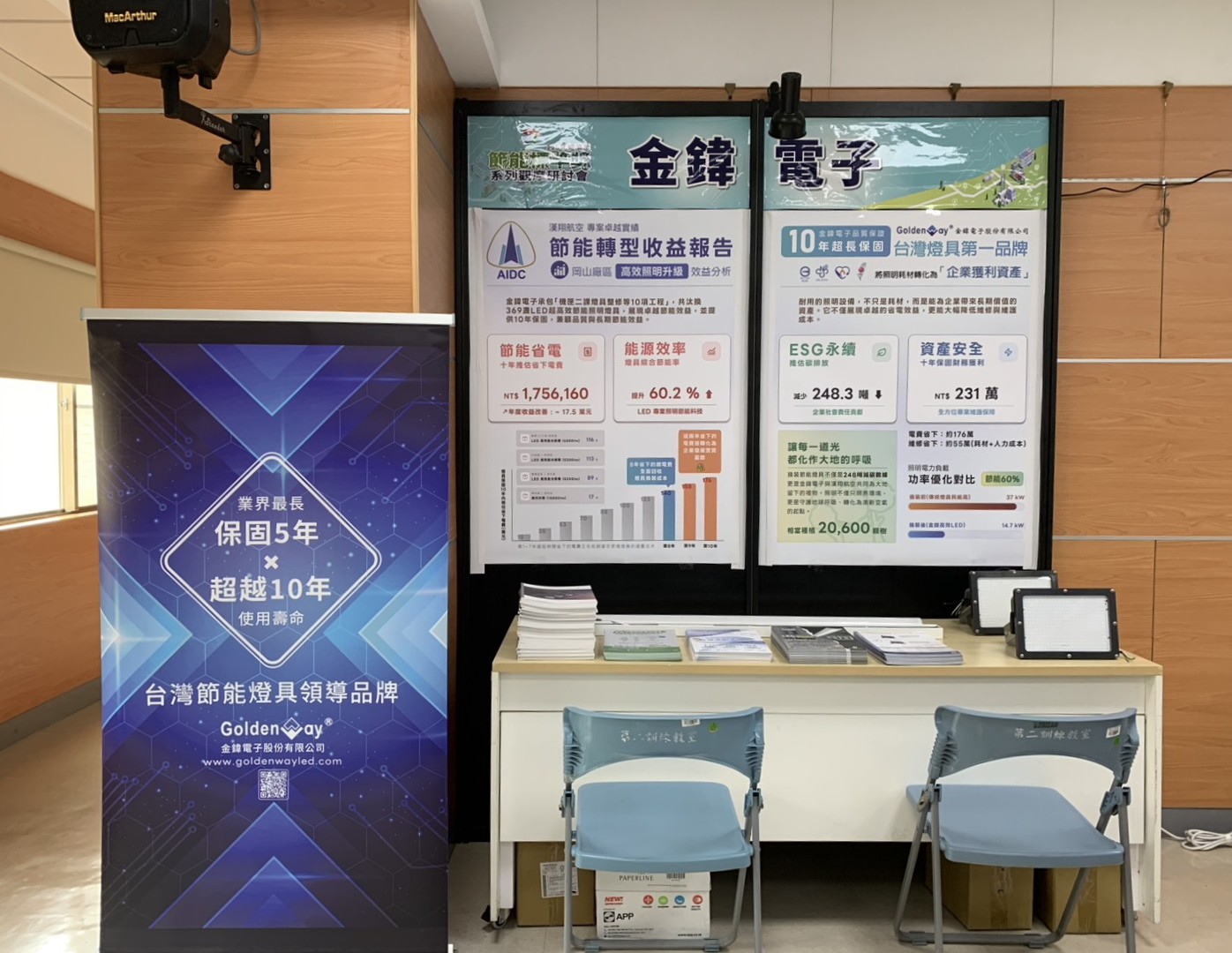 漢翔航空115年節能標竿獎系列觀摩會－金鍏電子高效LED照明系統